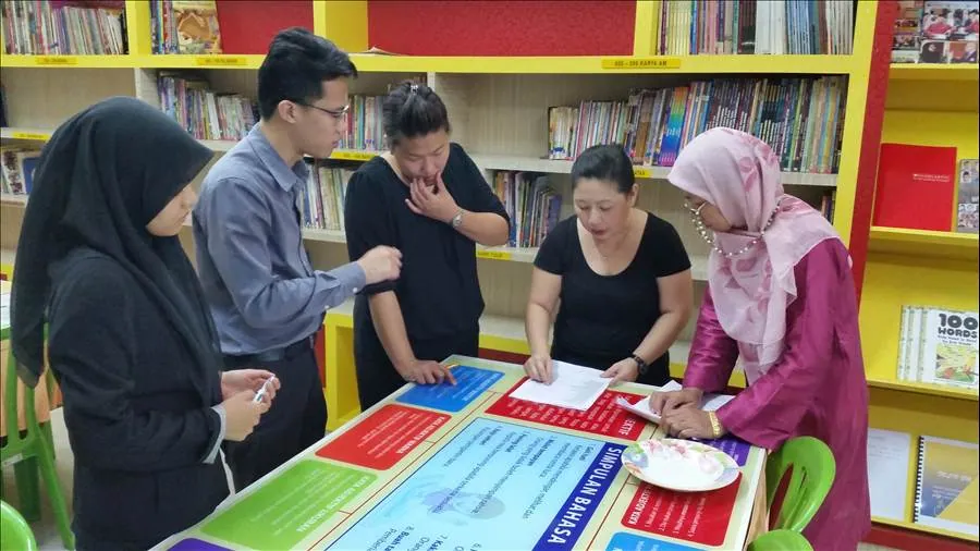 Eyecon visiting St. Francis School for a community outreach program.