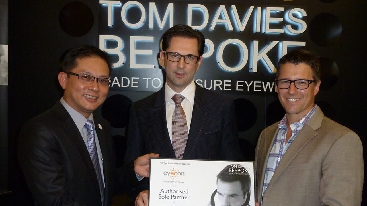 Optometry specialists, Eyecon Optometry Network (Eyecon), has launched TD Tom Davies Bespoke, the world’s first luxury made-to-measure eyewear service in Malaysia.